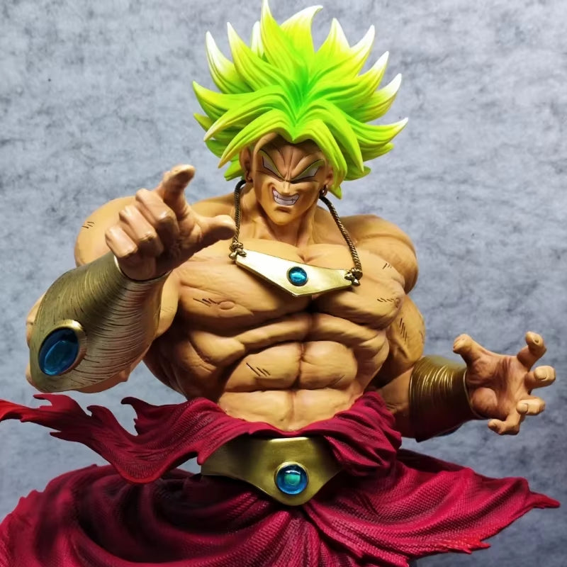 Dragon Ball JT 50Cm Super Saiyan Broly Action Figures GK Assembly Model Kit Large Sculpture Desktop Ornament Anime Toy Boy Gift